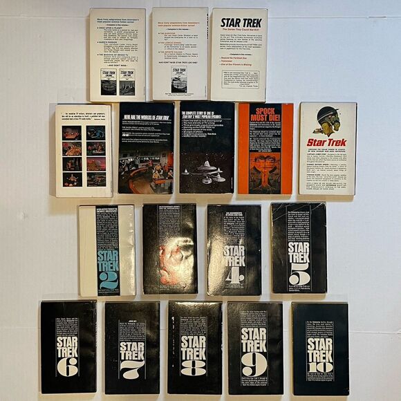 Vintage Star Trek Book Lot (17) Alan Dean Foster / David Gerrold / James Blish - Picture 2 of 16